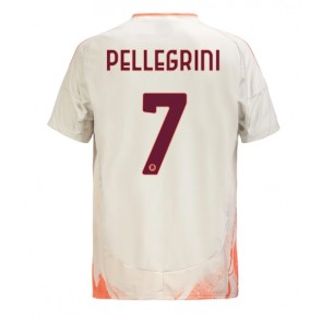 Billiga AS Roma Lorenzo Pellegrini #7 Bortatröja 2024-25 Kortärmad